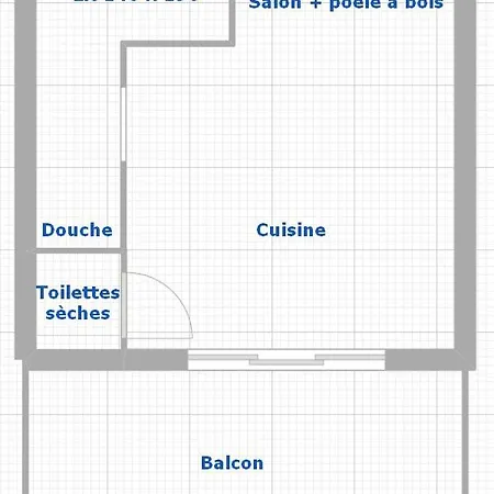 Nestudio : Studio Pour 2 / 3 Personnes Διαμέρισμα